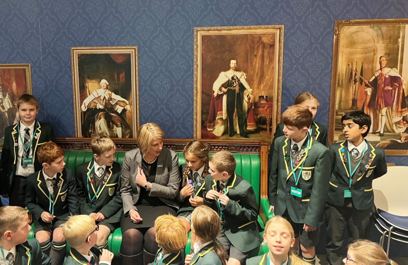 South Ribble School visit Parliament Katherine Fletcher MP