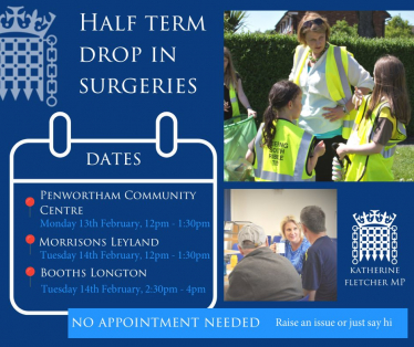 A graphic detailing the surgeries advertised in the main post.
